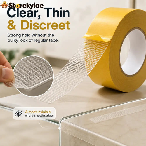 Heavy Duty Mesh Double Sided Tape | No Drill Damage-Free DIY For UK Homes - Tools & Gadgets