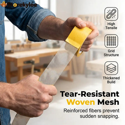 Heavy Duty Mesh Double Sided Tape | No Drill Damage-Free DIY For UK Homes - Tools & Gadgets