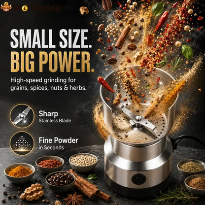 🌿high-speed Stainless Steel Grain Grinder