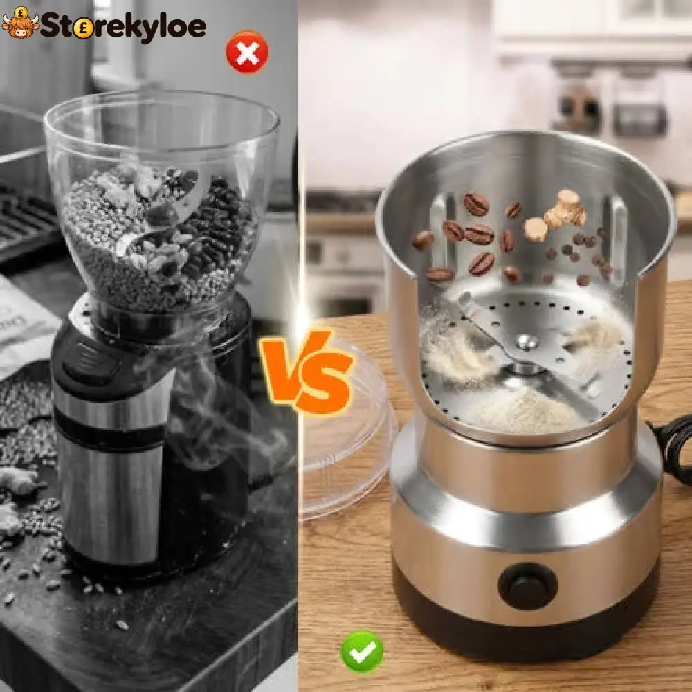 🌿high-speed Stainless Steel Grain Grinder