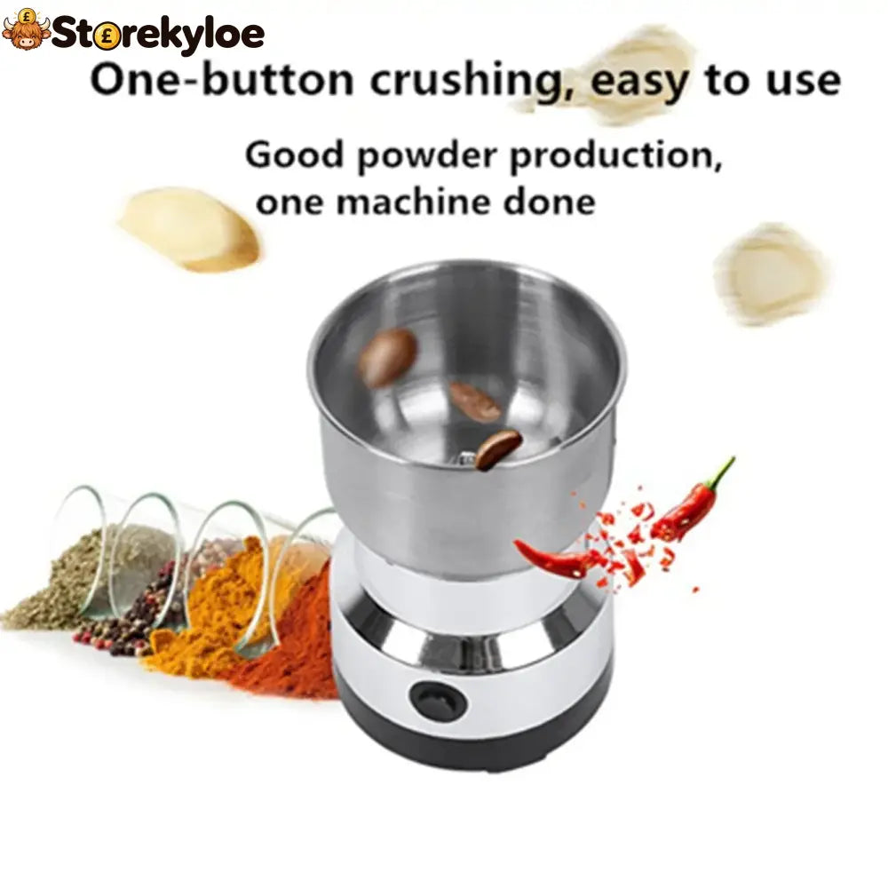 🌿high-speed Stainless Steel Grain Grinder