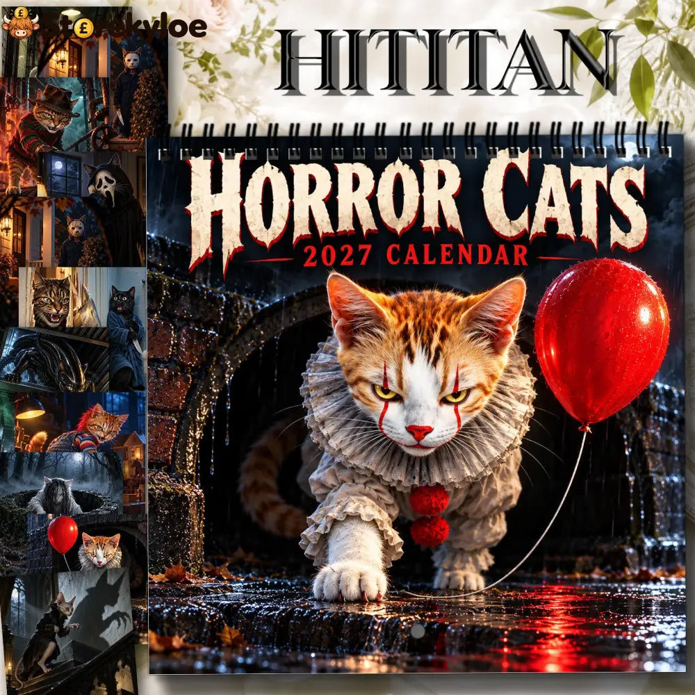 😍Horror Cats 2027 Calendar