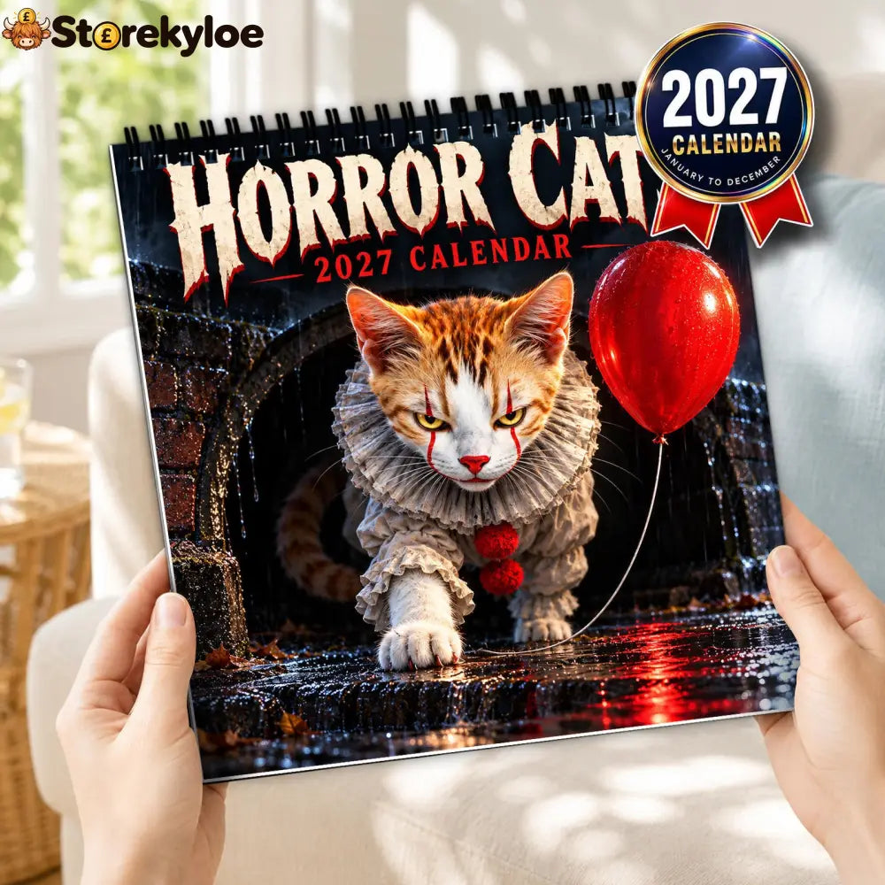 😍Horror Cats 2027 Calendar