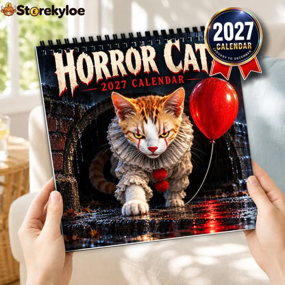 😍Horror Cats 2027 Calendar