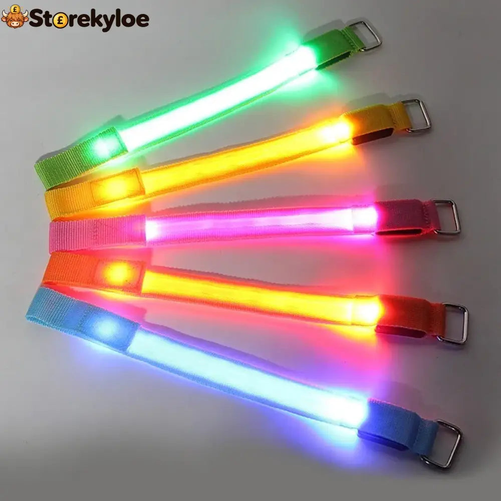 🐎 Horse Led Leg Straps – 4 Pack | Rechargeable-look Night Riding Safety Lights ✨
