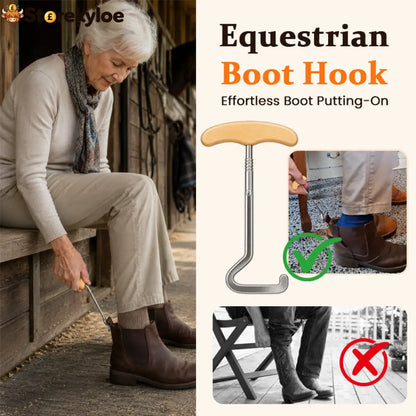 👞 Horse-Shaped Shoe Horn Hook for Easy Wear - Houseware & Kitchen