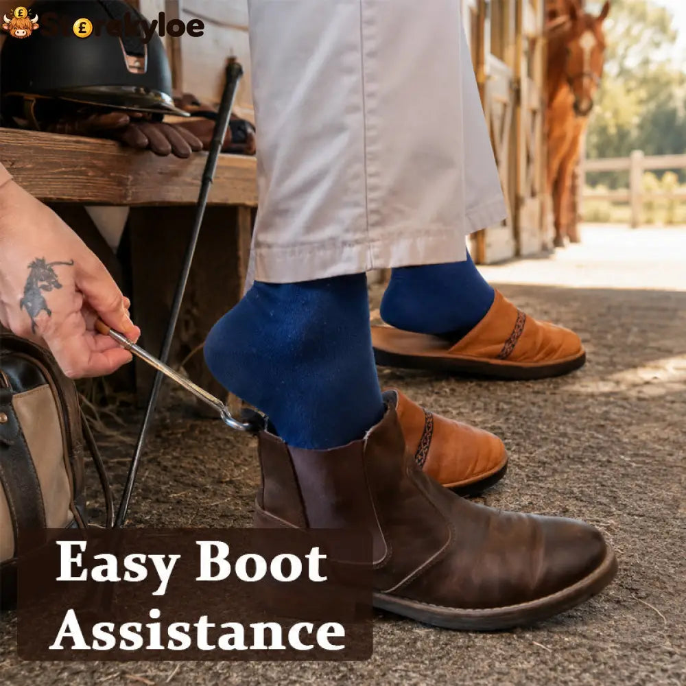 👞 Horse-Shaped Shoe Horn Hook for Easy Wear - Houseware & Kitchen