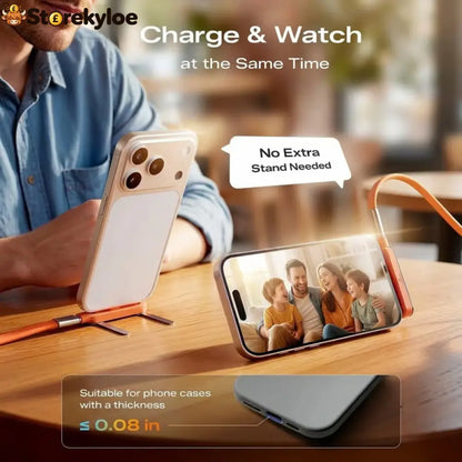 🔥Hot 50% OFF🔥Fast-Charging Cable with Detatchable Stand