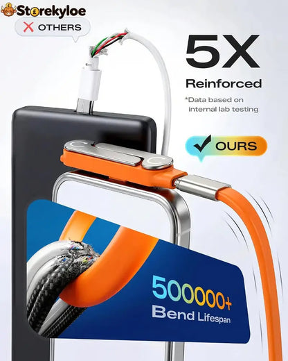 🔥Hot 50% OFF🔥Fast-Charging Cable with Detatchable Stand