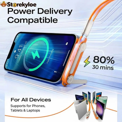 🔥Hot 50% OFF🔥Fast-Charging Cable with Detatchable Stand