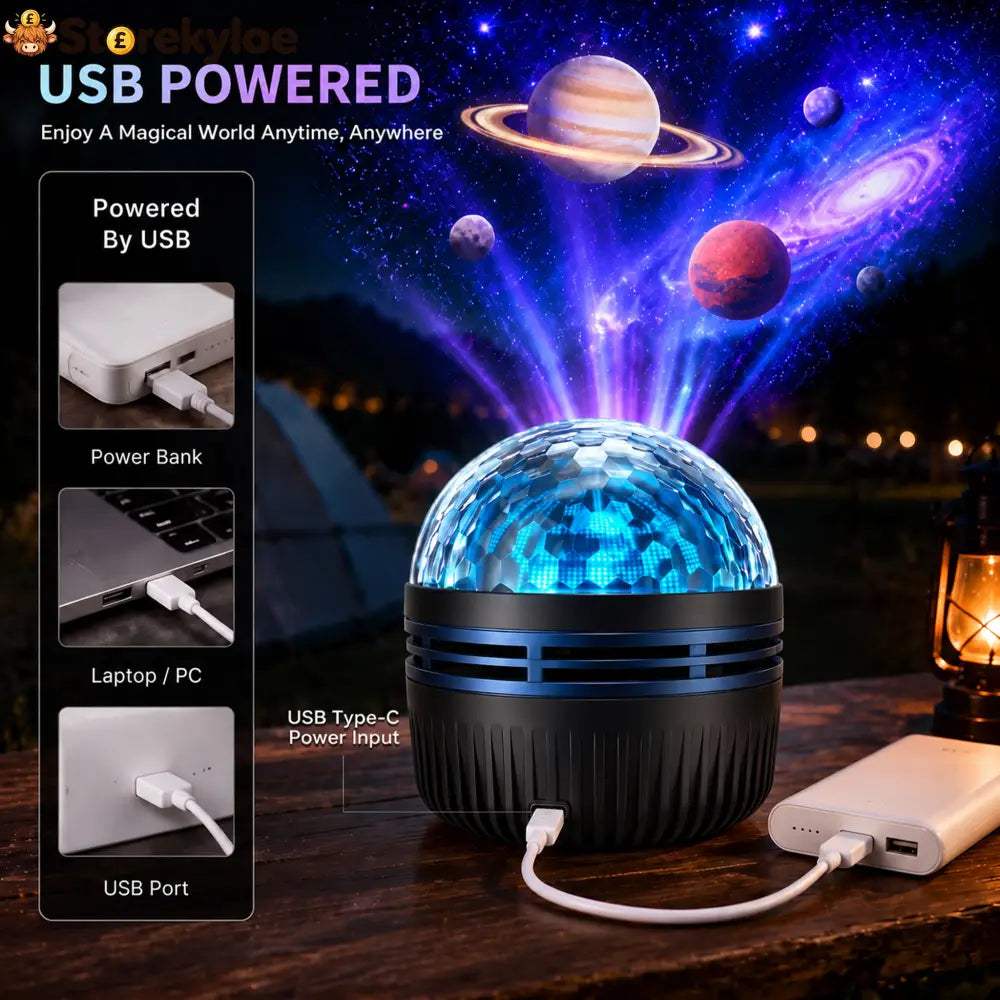 🦖 HOT DEAL 55% OFF | Transform Your Room After Dark - 360° Smart Holographic Projector
