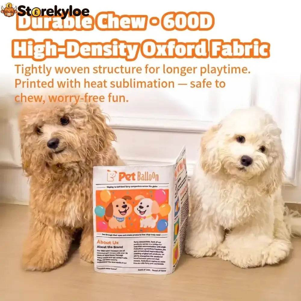 🔥HOT SALE🔥🔥3-Pack Bundle🔥Crinkle Newspaper Dog Toy for Boredom Relief, Interactive Chew Toy for Dogs