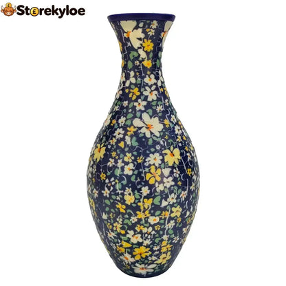 🔥hot Sale🔥 ✨ 3d Diy Puzzle Vase – 11 Creative Designs Decorative Flower Vase & Craft Gift - Floral Pattern