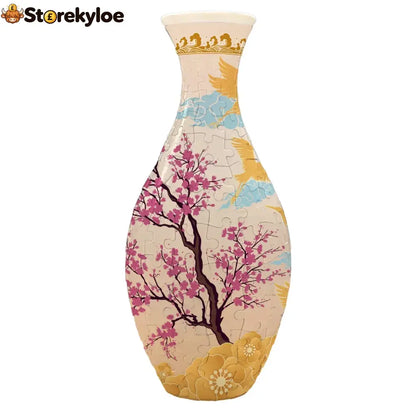 🔥hot Sale🔥 ✨ 3d Diy Puzzle Vase – 11 Creative Designs Decorative Flower Vase & Craft Gift - Spring