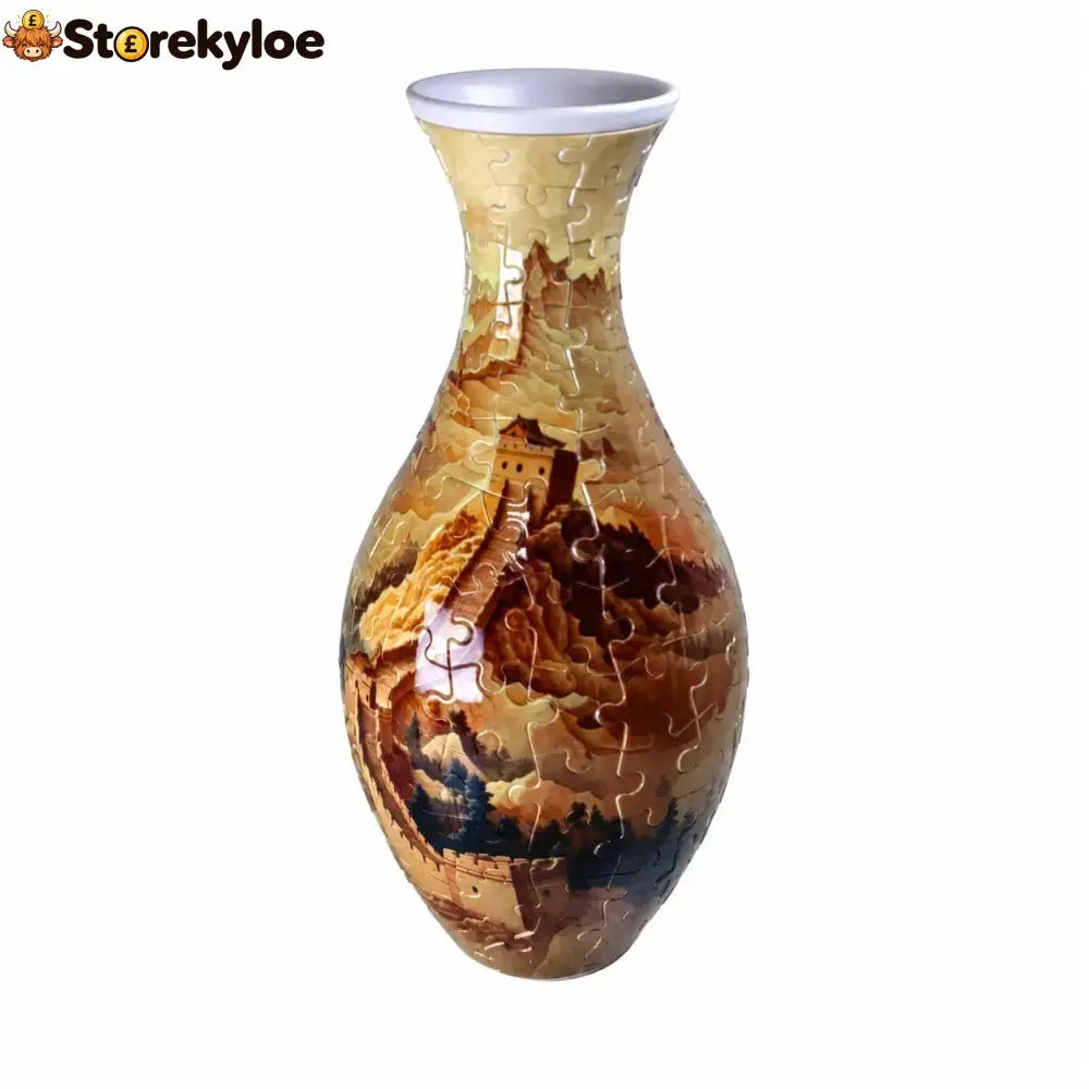 🔥hot Sale🔥 ✨ 3d Diy Puzzle Vase – 11 Creative Designs Decorative Flower Vase & Craft Gift - The Great Wall