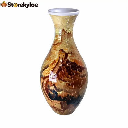 🔥hot Sale🔥 ✨ 3d Diy Puzzle Vase – 11 Creative Designs Decorative Flower Vase & Craft Gift - The Great Wall