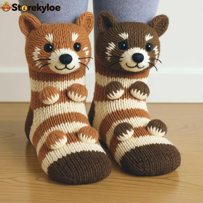 🔥HOT SALE 49% OFF🦥Animal Socks🧦A Pair - Red Panda - N
