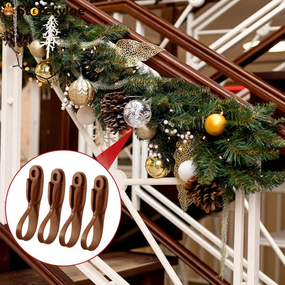 🔥HOT SALE 49% OFF - 🎅Christmas Garland Hanger Mantle Garland Hooks No Drill (Set of 4)