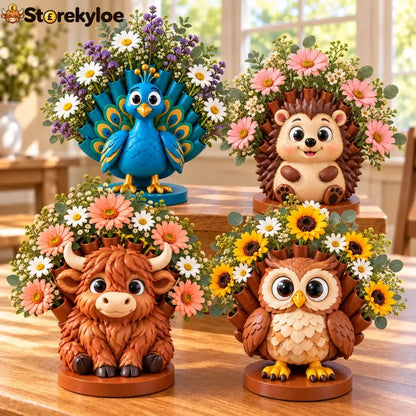 🔥hot Sale 49% Off - Cute Animal Decorative Storage Ornaments - 🔥4-Piece Set (Save $16 & Free Shipping)
