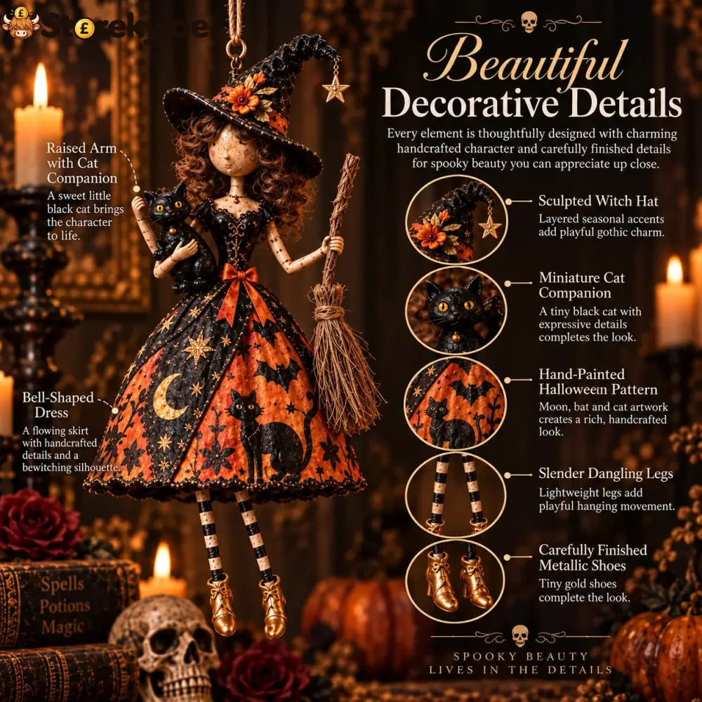 🔥HOT SALE 49% OFF🎃Midnight Ladies™ – Gothic Halloween Hanging Decor🖤