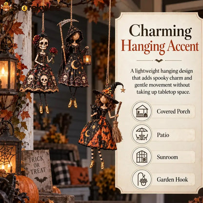 🔥HOT SALE 49% OFF🎃Midnight Ladies™ – Gothic Halloween Hanging Decor🖤