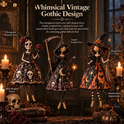 🔥HOT SALE 49% OFF🎃Midnight Ladies™ – Gothic Halloween Hanging Decor🖤