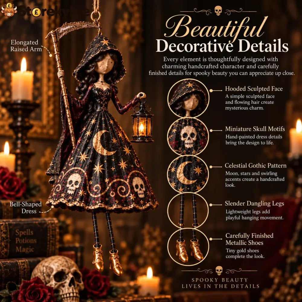 🔥HOT SALE 49% OFF🎃Midnight Ladies™ – Gothic Halloween Hanging Decor🖤