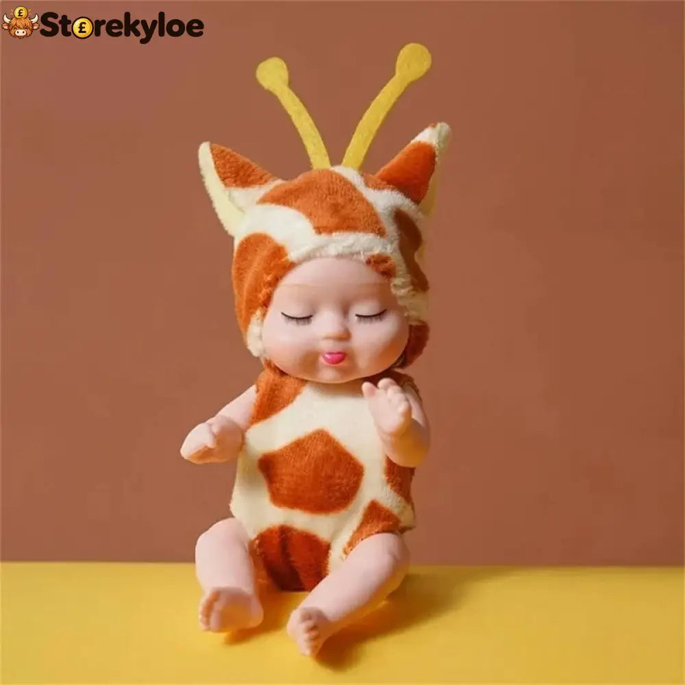 💕hot Sale 49% Off🧸mini Reborn Baby Dolls Lifelike Realistic Baby Dolls👼🎁 - Giraffe