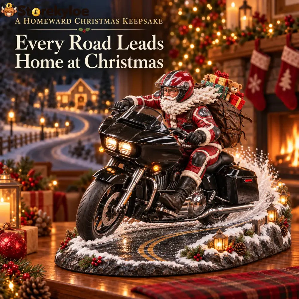 🔥hot Sale 49% Off🏍️🎅 Santa’s Ride Home – Christmas Motorcycle Keepsake Collection💨