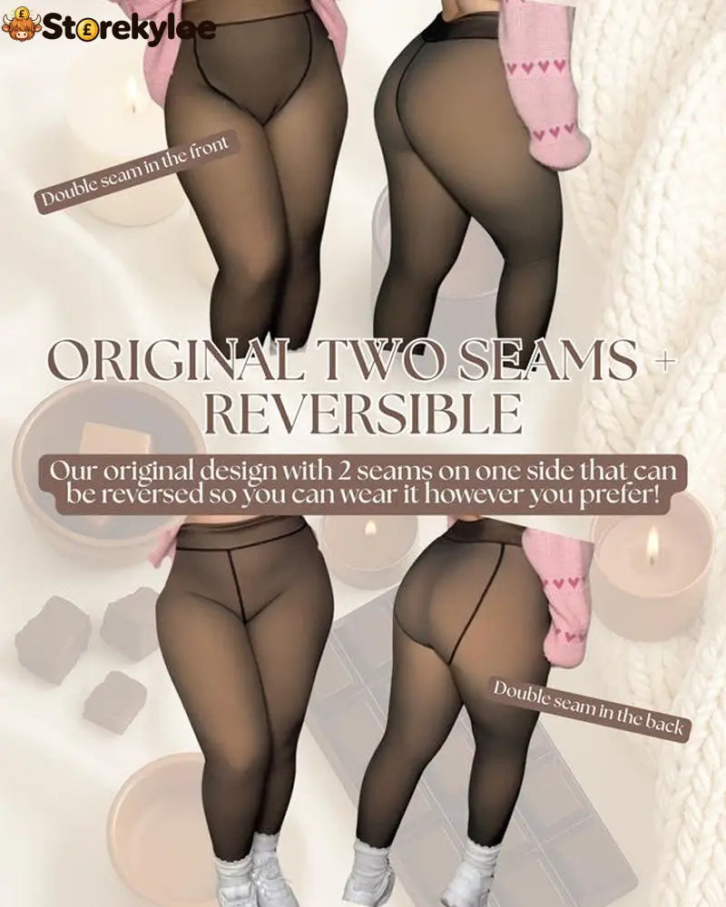 💥💥HOT SALE 50% OFF!!⚡50K+ SOLD!❄️One-Seam Shaping Fleece Leggings✨✨Stay Warm.Look Snatched. 💕