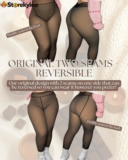 💥💥HOT SALE 50% OFF!!⚡50K+ SOLD!❄️One-Seam Shaping Fleece Leggings✨✨Stay Warm.Look Snatched. 💕
