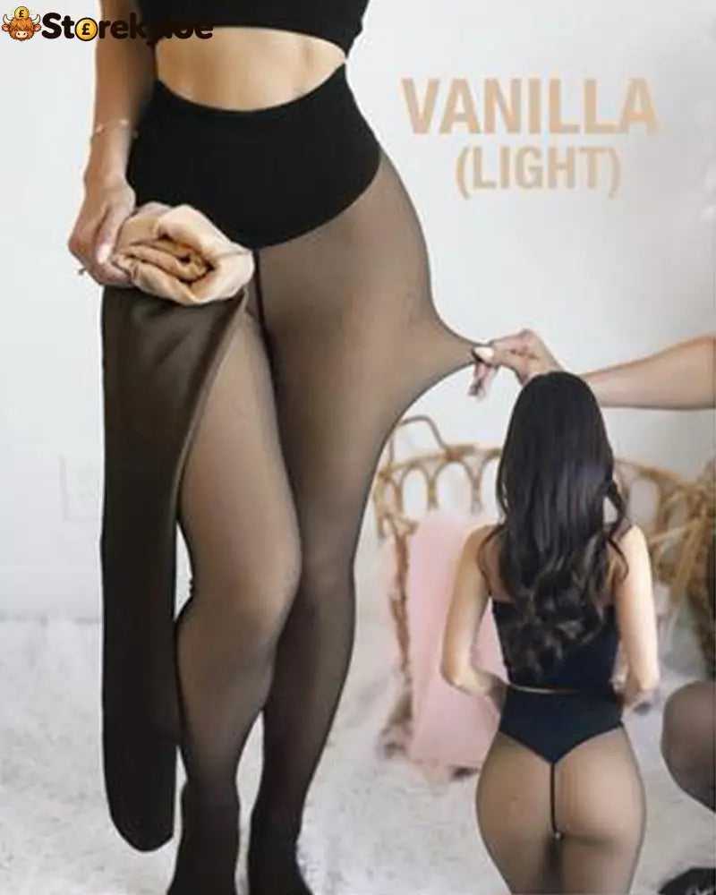 💥💥HOT SALE 50% OFF!!⚡50K+ SOLD!❄️One-Seam Shaping Fleece Leggings✨✨Stay Warm.Look Snatched. 💕 - 🔥Light / XS-S