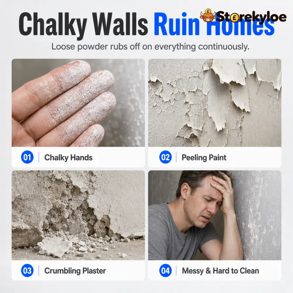 🥳 Hot Seller 🥳💞 Over 10,000 sold! Wall Repair Solution, prevents chalking provides deep adhesion and is waterproof.