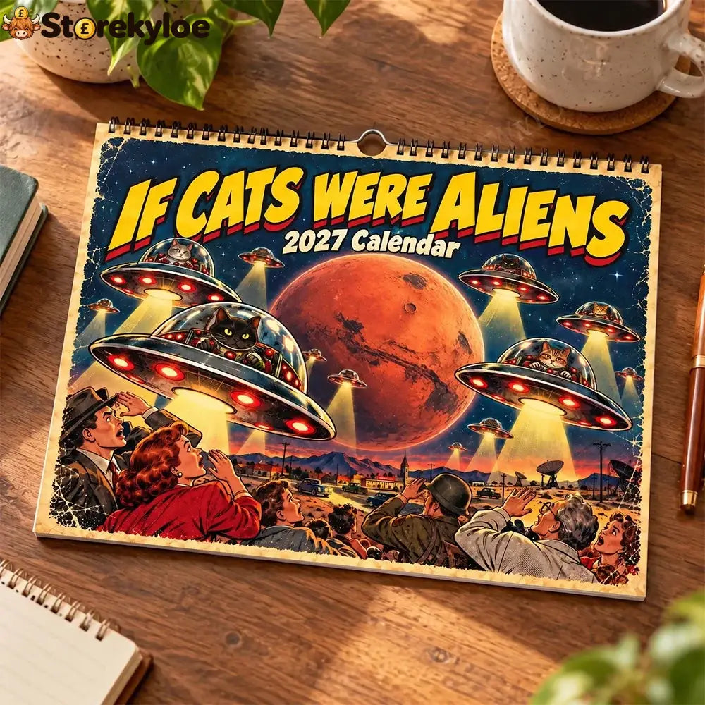 👽🐱If Cats Were Aliens 2027 Calendar