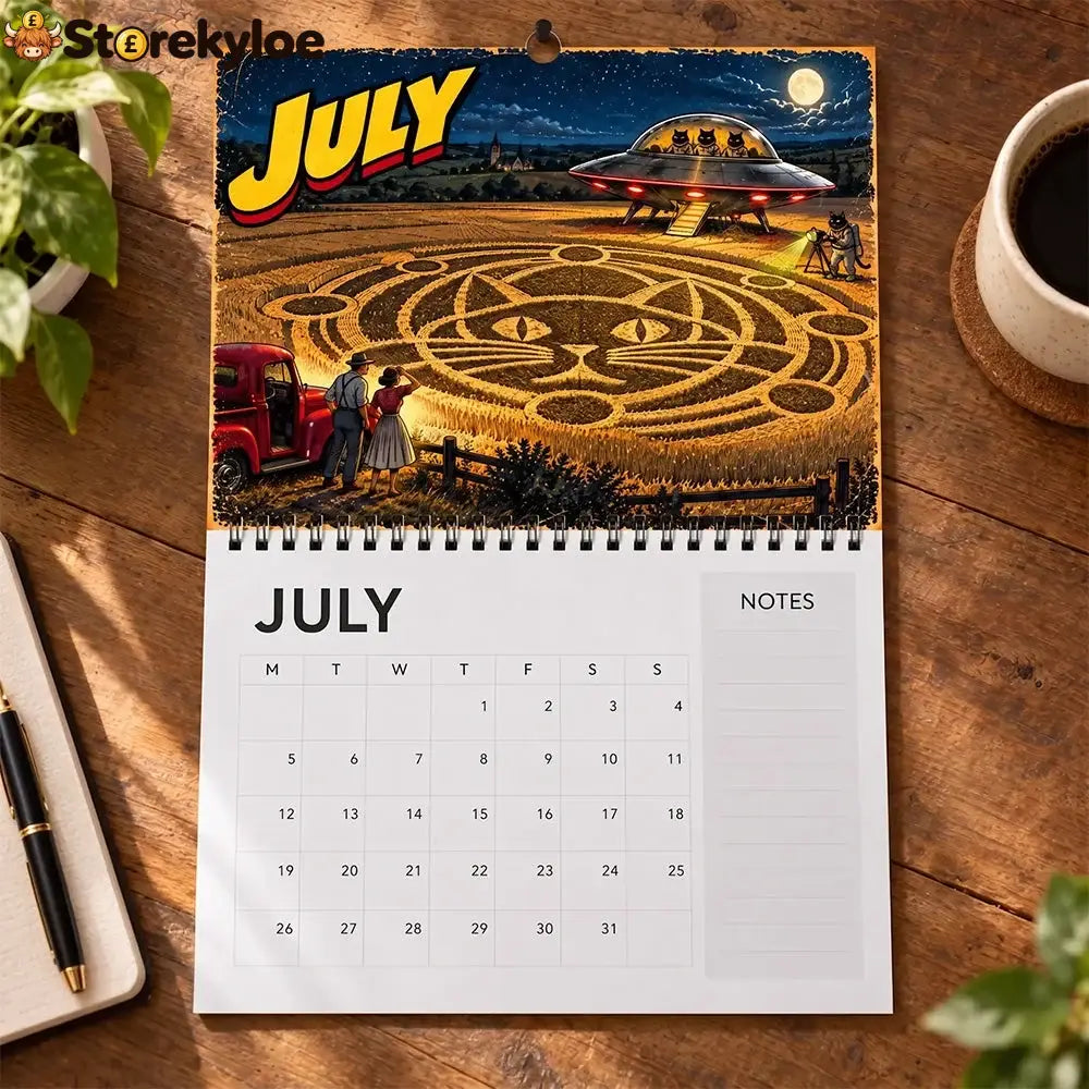 👽🐱If Cats Were Aliens 2027 Calendar