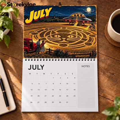 👽🐱If Cats Were Aliens 2027 Calendar