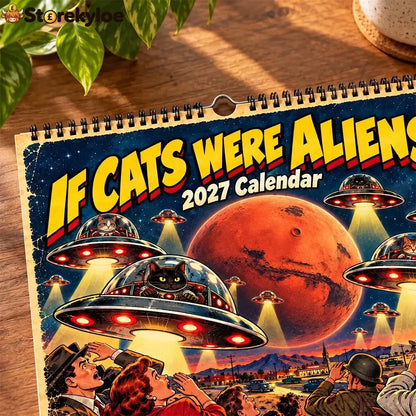 👽🐱If Cats Were Aliens 2027 Calendar
