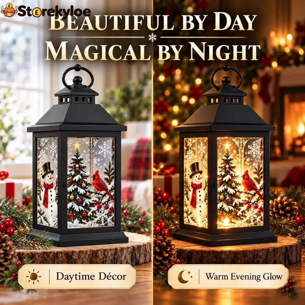 Interchangeable Crystal Lantern™ – Light-up Holiday Décor