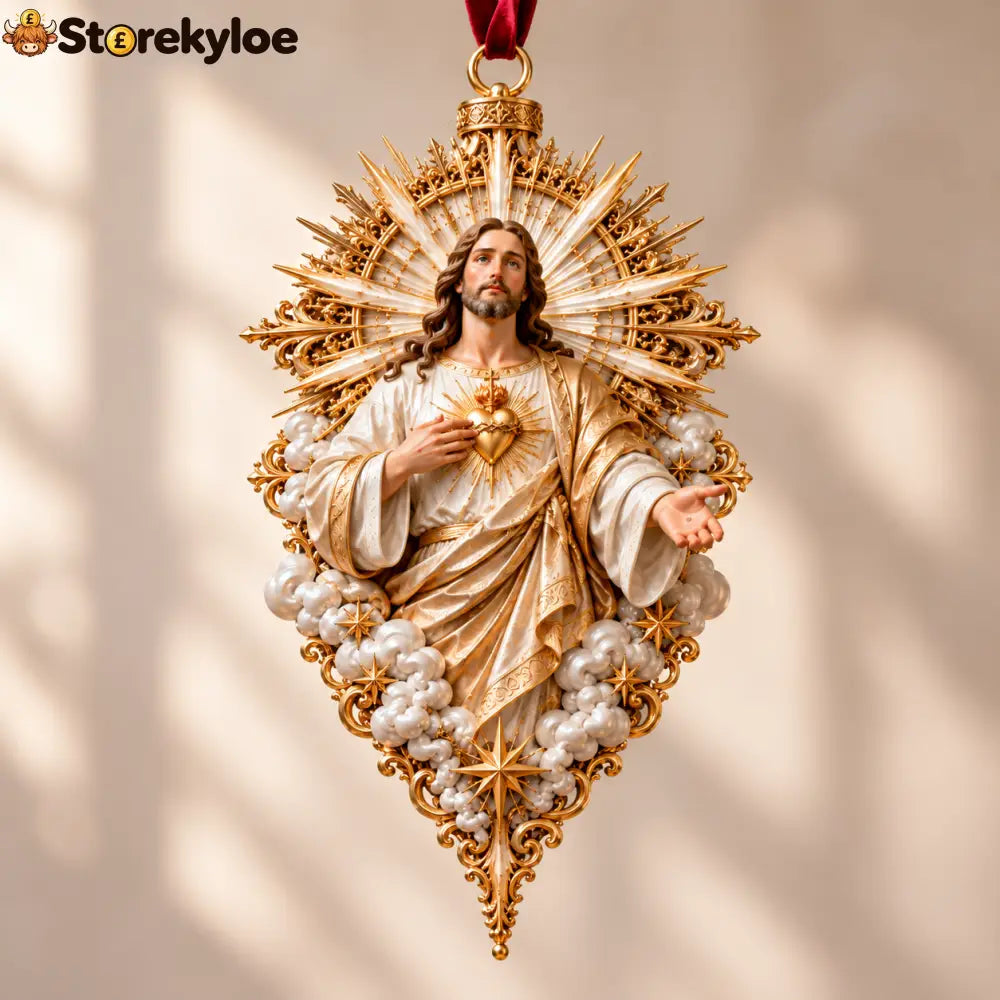 🎄✝️ Jesus Christmas Ornament Collection – 9 Sacred Faith Keepsakes