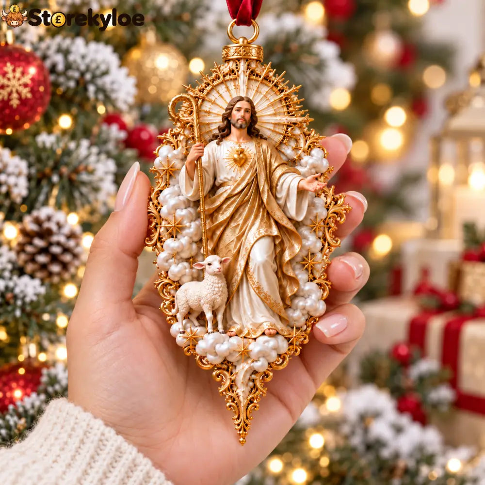 🎄✝️ Jesus Christmas Ornament Collection – 9 Sacred Faith Keepsakes