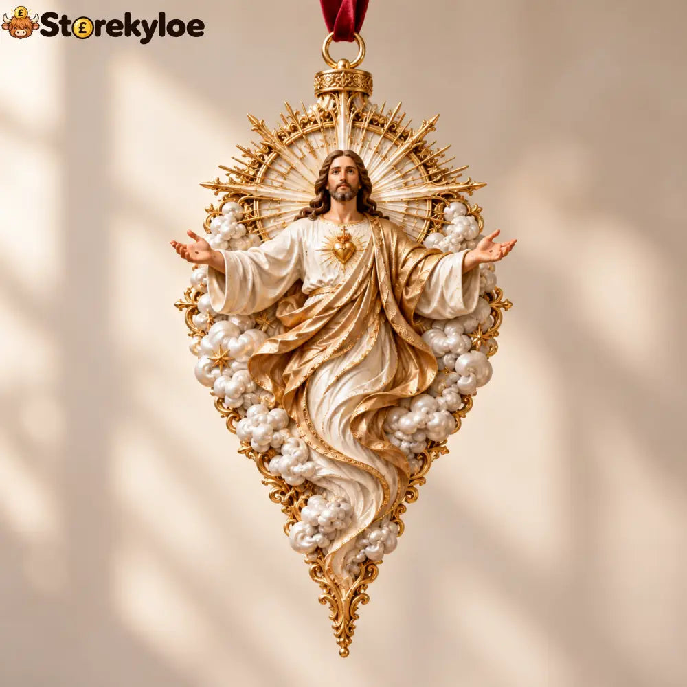 🎄✝️ Jesus Christmas Ornament Collection – 9 Sacred Faith Keepsakes