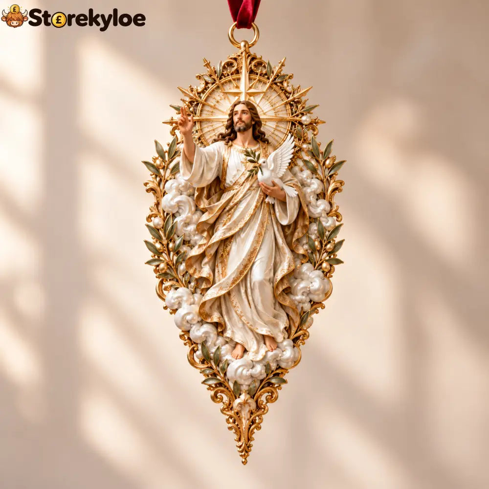 🎄✝️ Jesus Christmas Ornament Collection – 9 Sacred Faith Keepsakes