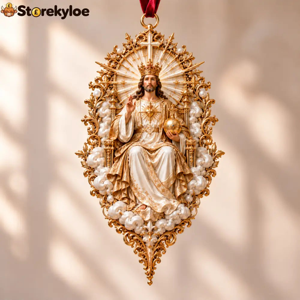 🎄✝️ Jesus Christmas Ornament Collection – 9 Sacred Faith Keepsakes