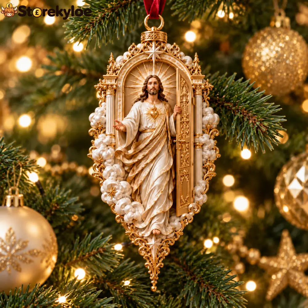 🎄✝️ Jesus Christmas Ornament Collection – 9 Sacred Faith Keepsakes - 🔥Open Door