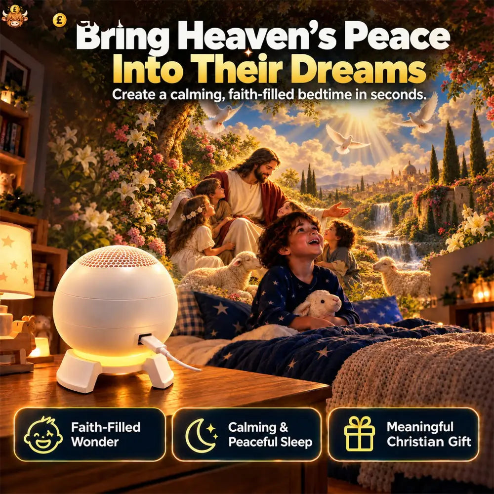 ✝️ Jesus Loves the Little Children 5D Projection Light – Fill Your Home With Christ’s Love & Heavenly Peace