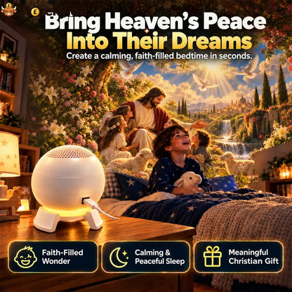 ✝️ Jesus Loves the Little Children 5D Projection Light – Fill Your Home With Christ’s Love & Heavenly Peace