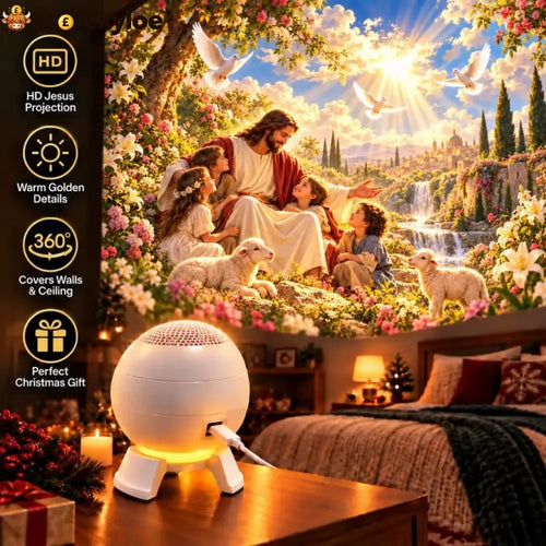 ✝️ Jesus Loves the Little Children 5D Projection Light – Fill Your Home With Christ’s Love & Heavenly Peace
