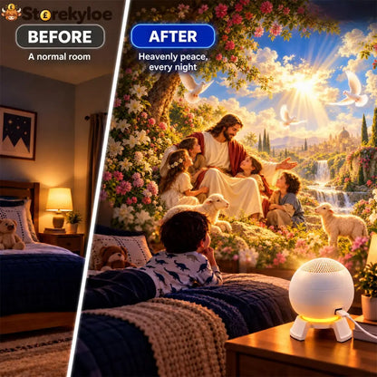 ✝️ Jesus Loves the Little Children 5D Projection Light – Fill Your Home With Christ’s Love & Heavenly Peace