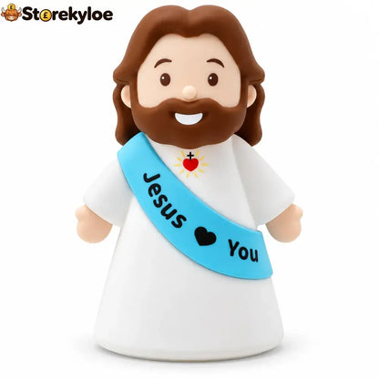 ❤️ Jesus Loves You™ Night Light – Cute Glowing Jesus Lamp | Christian Bedside Decor & Meaningful Faith Gift ✝️ - Jesus