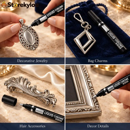 Jewelry & Accessory Touch-Up Paint Pen - 6 Metallic Colors